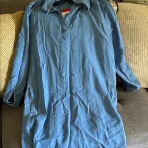 Como Vintage Men's Sky Blue Shirt Jacket
